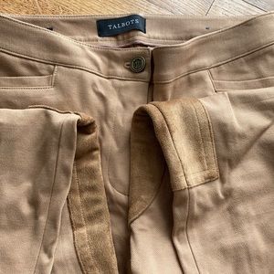 Talbots tan light brown riding pants